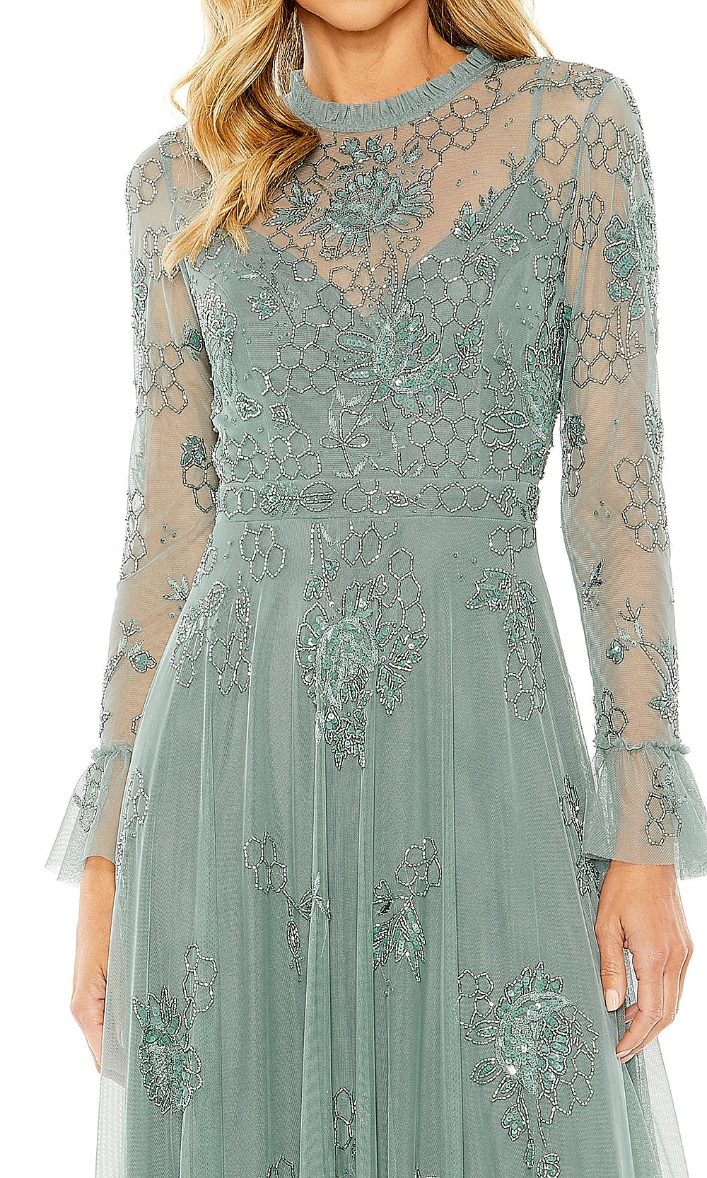 Mac Duggal 9249 Evening Dress - Spruce - CL