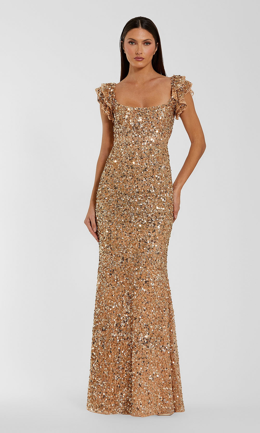 Mac Duggal 94279 Evening Dress - Goldnude - AB