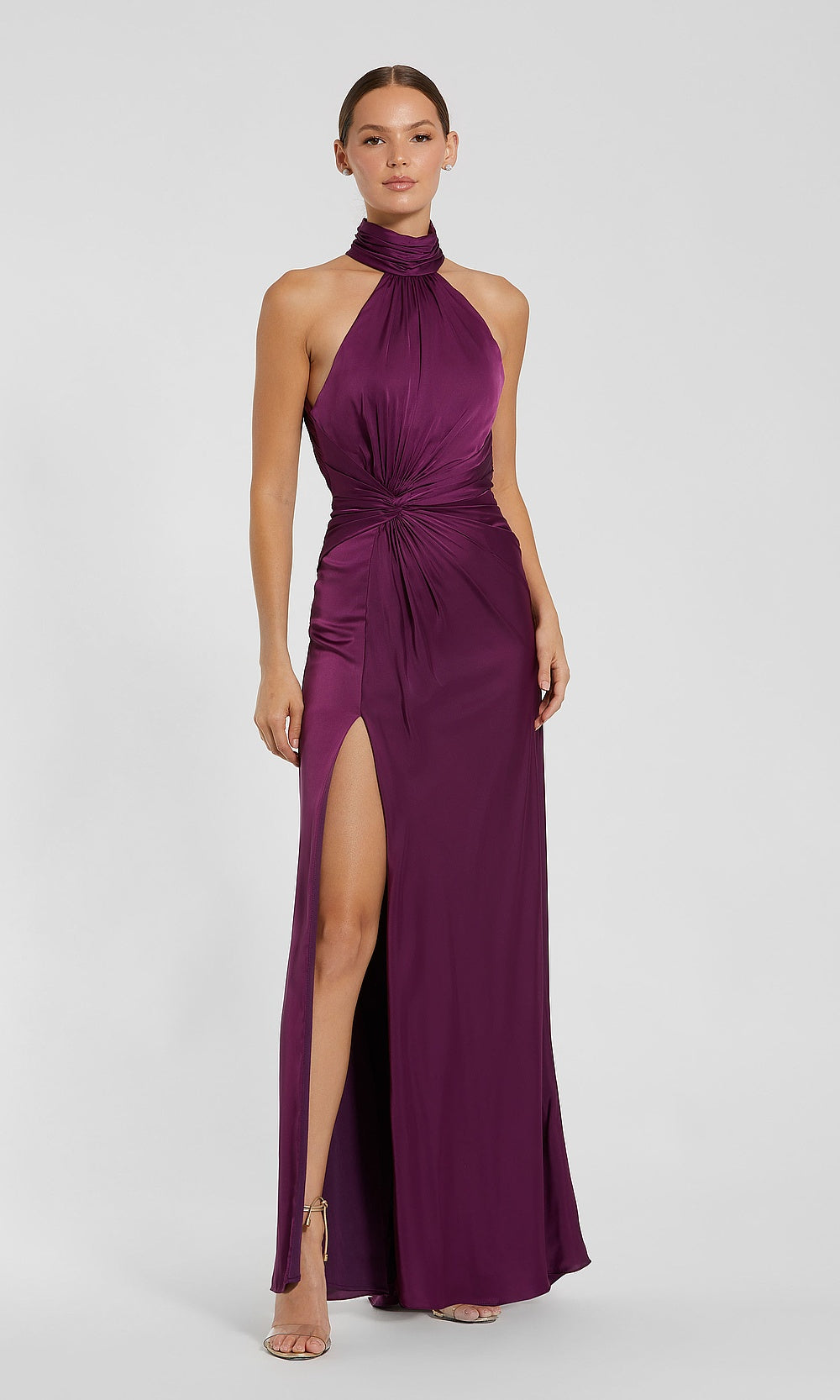Mac Duggal 9911642 Petite Dress Plum - AB