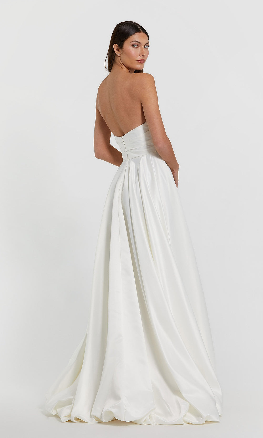 Mac Duggal 9911685 Petite Dress White - BK