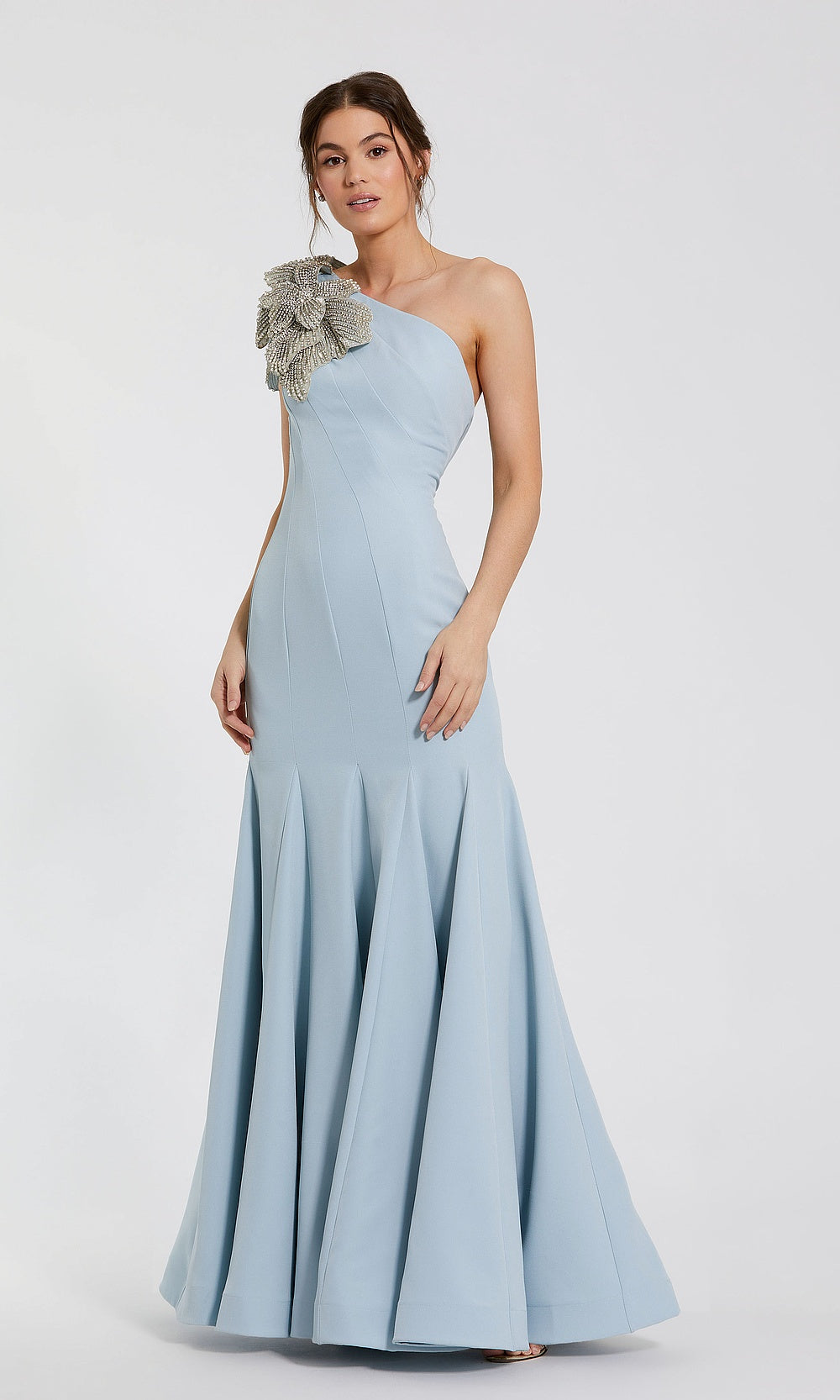 Mac Duggal 9911810 Petite Dress Powderblue - AB