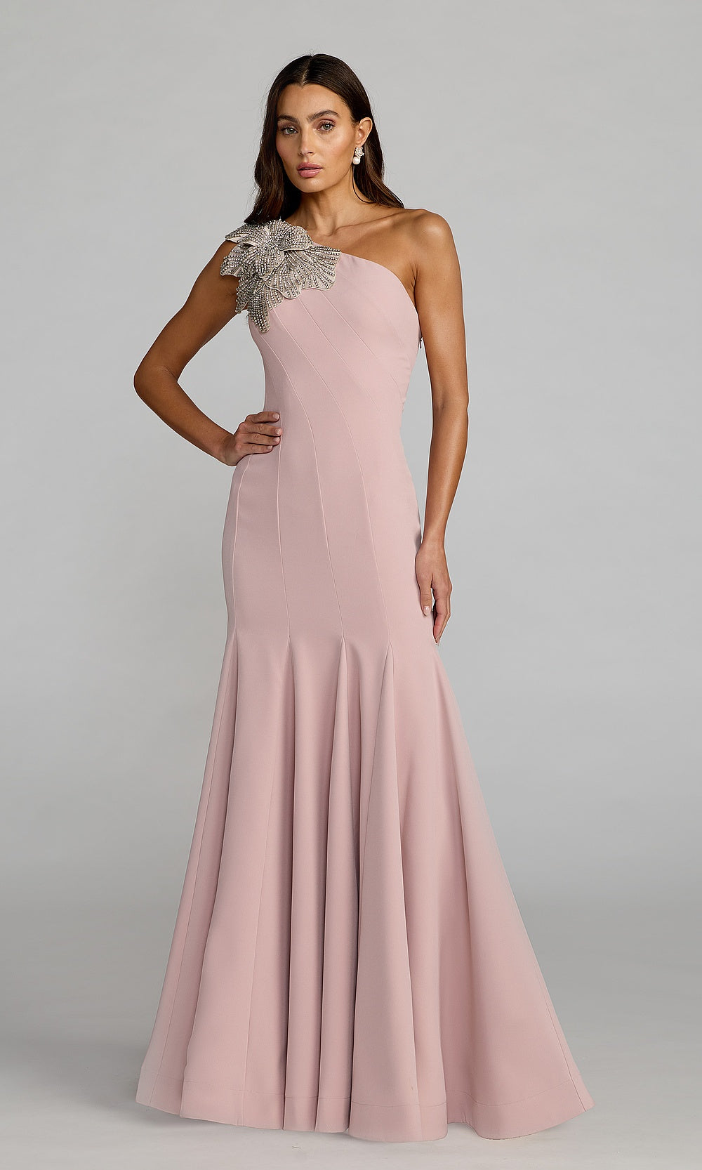 Mac Duggal 9911810 Petite Dress Rose - AB