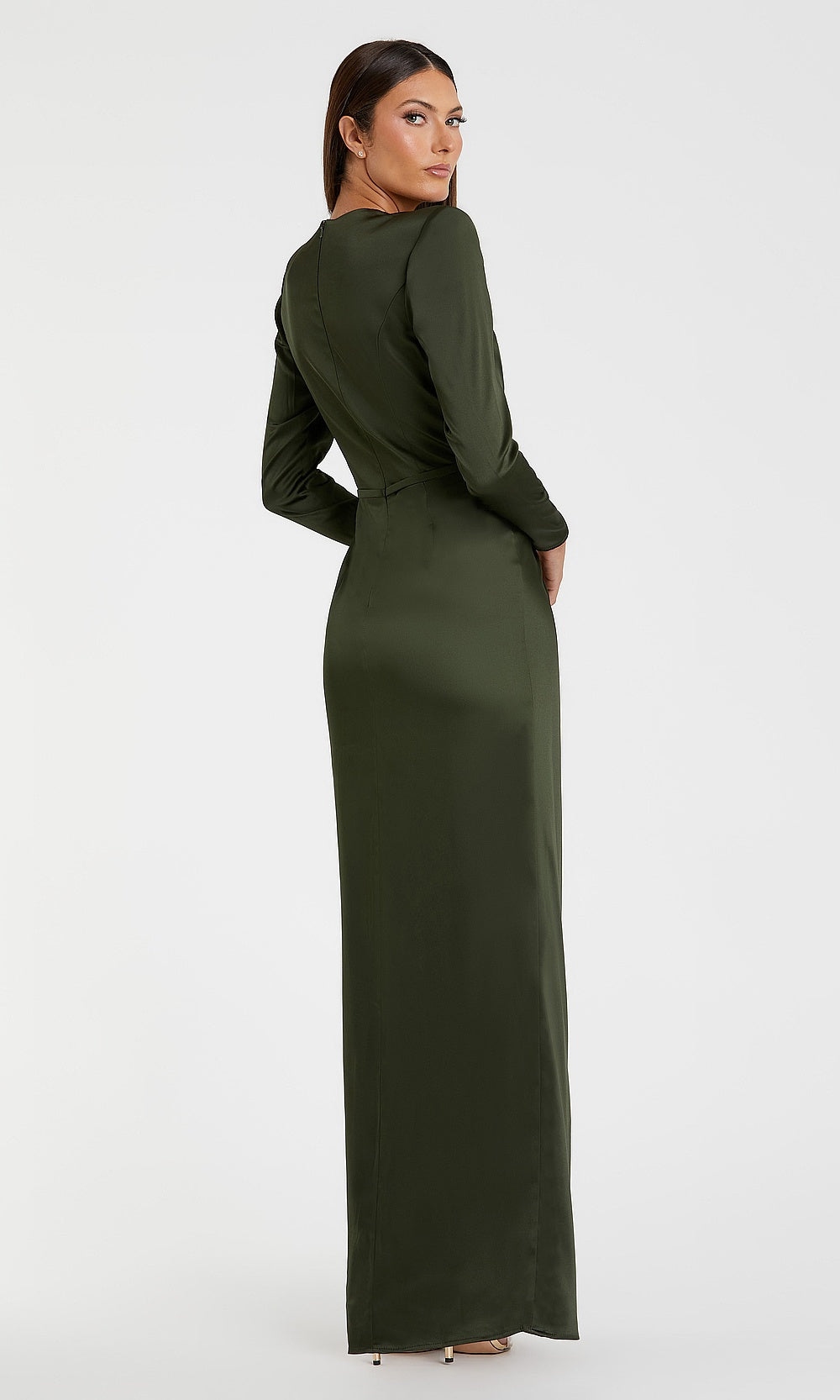 Mac Duggal 9926676 Petite Dress Olive - BK