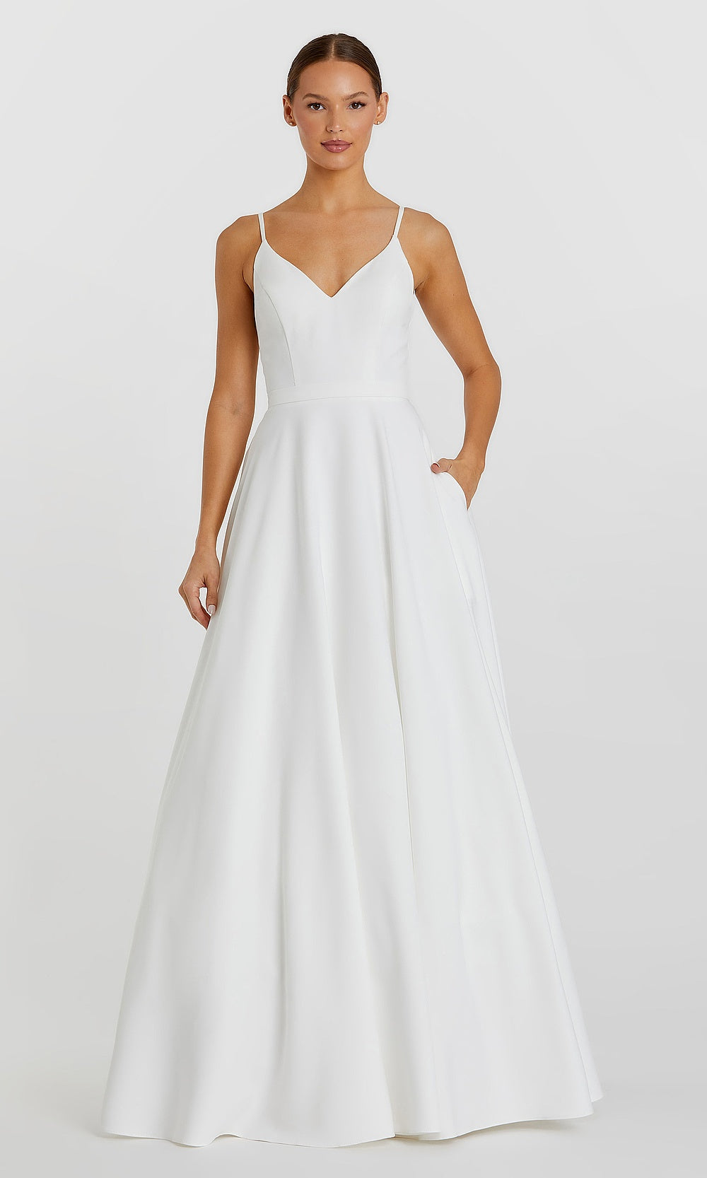 Mac Duggal 9948855 Petite Dress White - AB