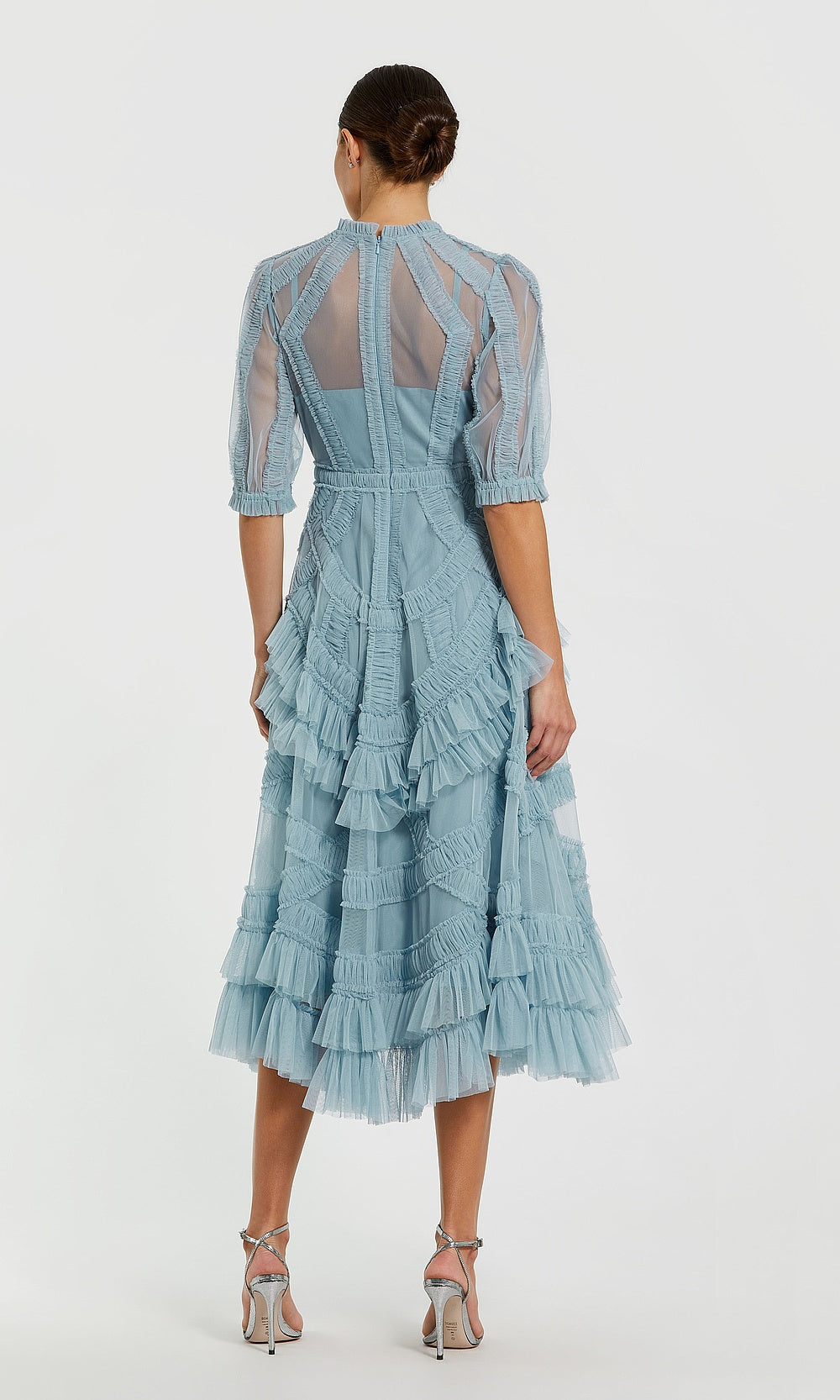 Mac Duggal 998058 Petite Dress Frenchblue - BK