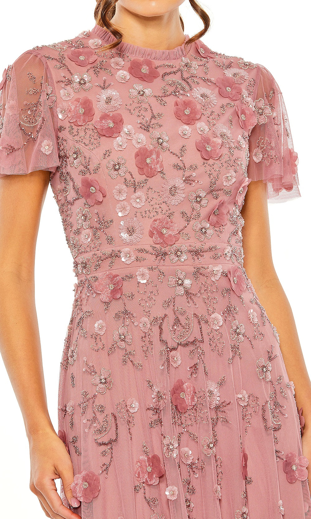 Mac Duggal 999212 Petite Dress Berry - CL