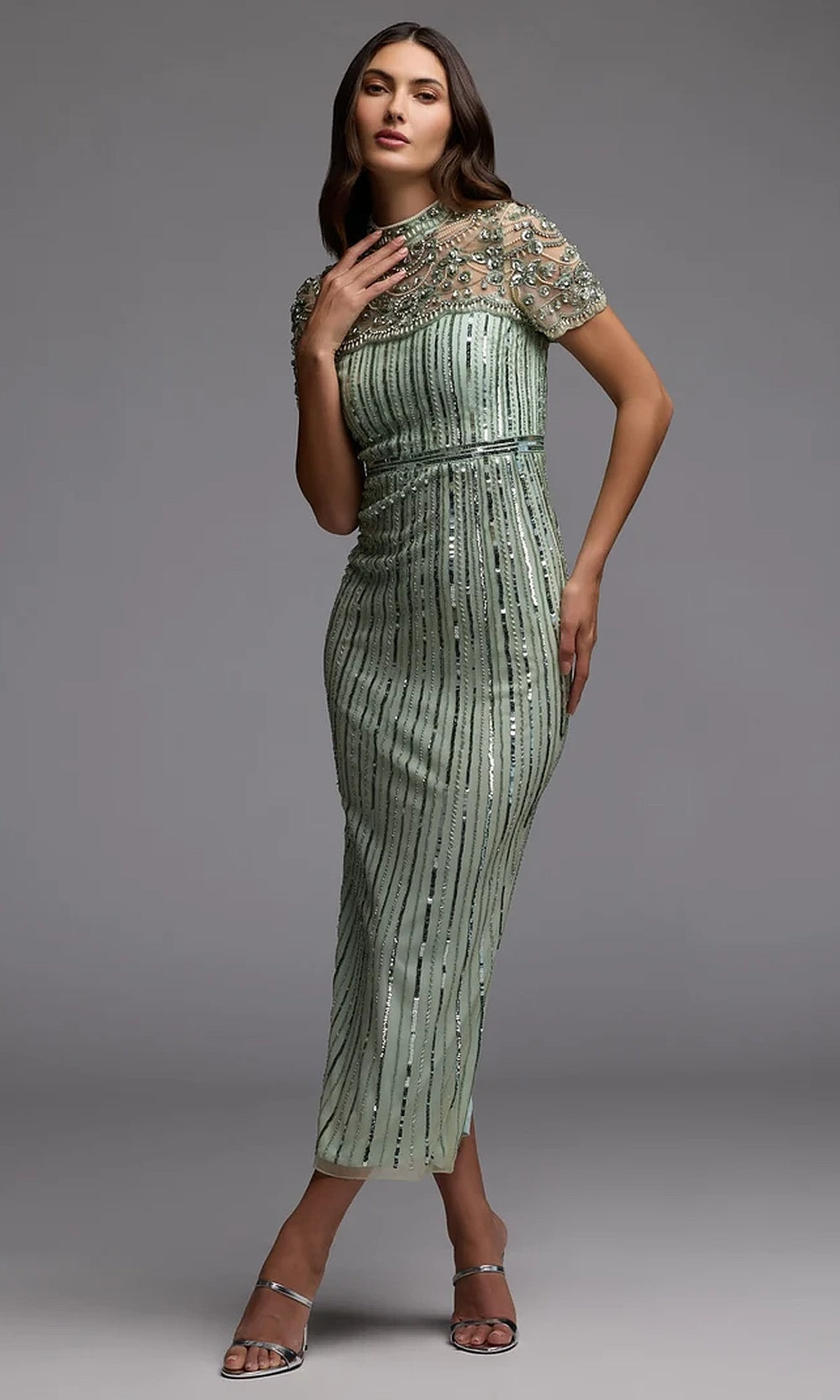 Mac Duggal 23075 Cocktail Dress - Lightsage