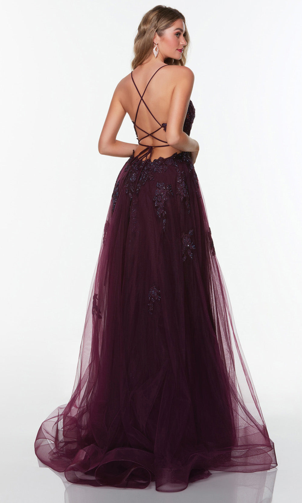 Alyce Paris 61263 In Black Plum