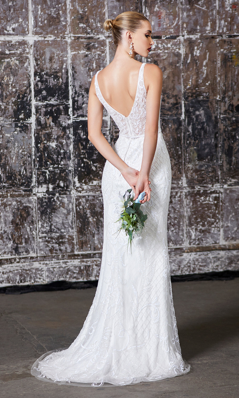 Cinderella Divine EW202 long white bridal dress