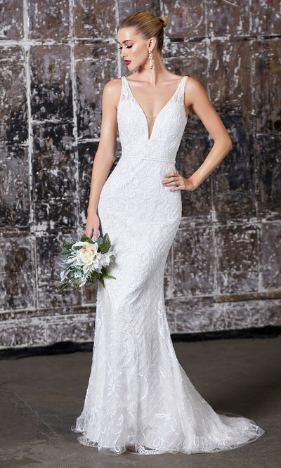 Cinderella Divine EW202 long white bridal dress