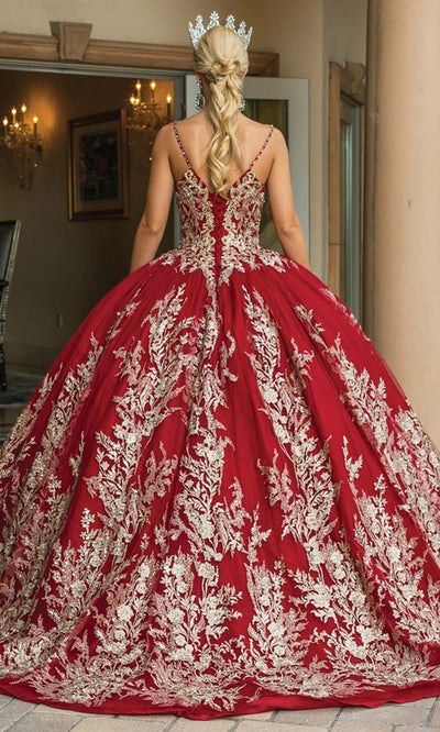 Dancing Queen - 1616 Royalty Inspired Sweetheart Ballgown In Red