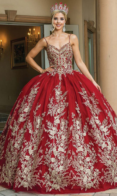 Dancing Queen - 1616 Royalty Inspired Sweetheart Ballgown In Red