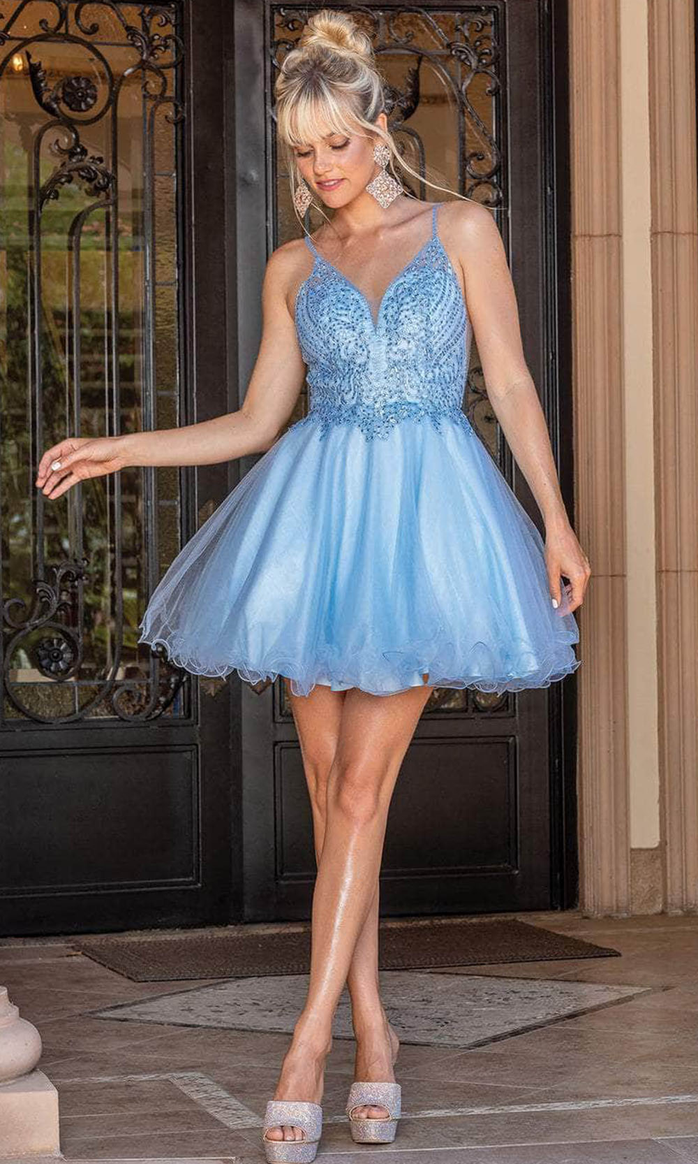 Dancing Queen 3308 In Bluegrade 8 grad dresses, graduation dresses