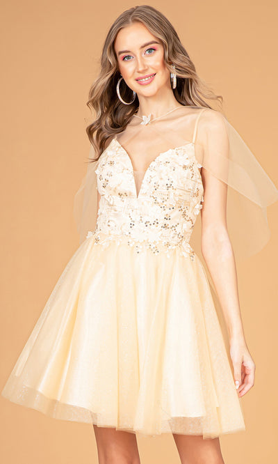 Elizabeth K GS3089 Champagnegrade 8 grad dresses, graduation dresses