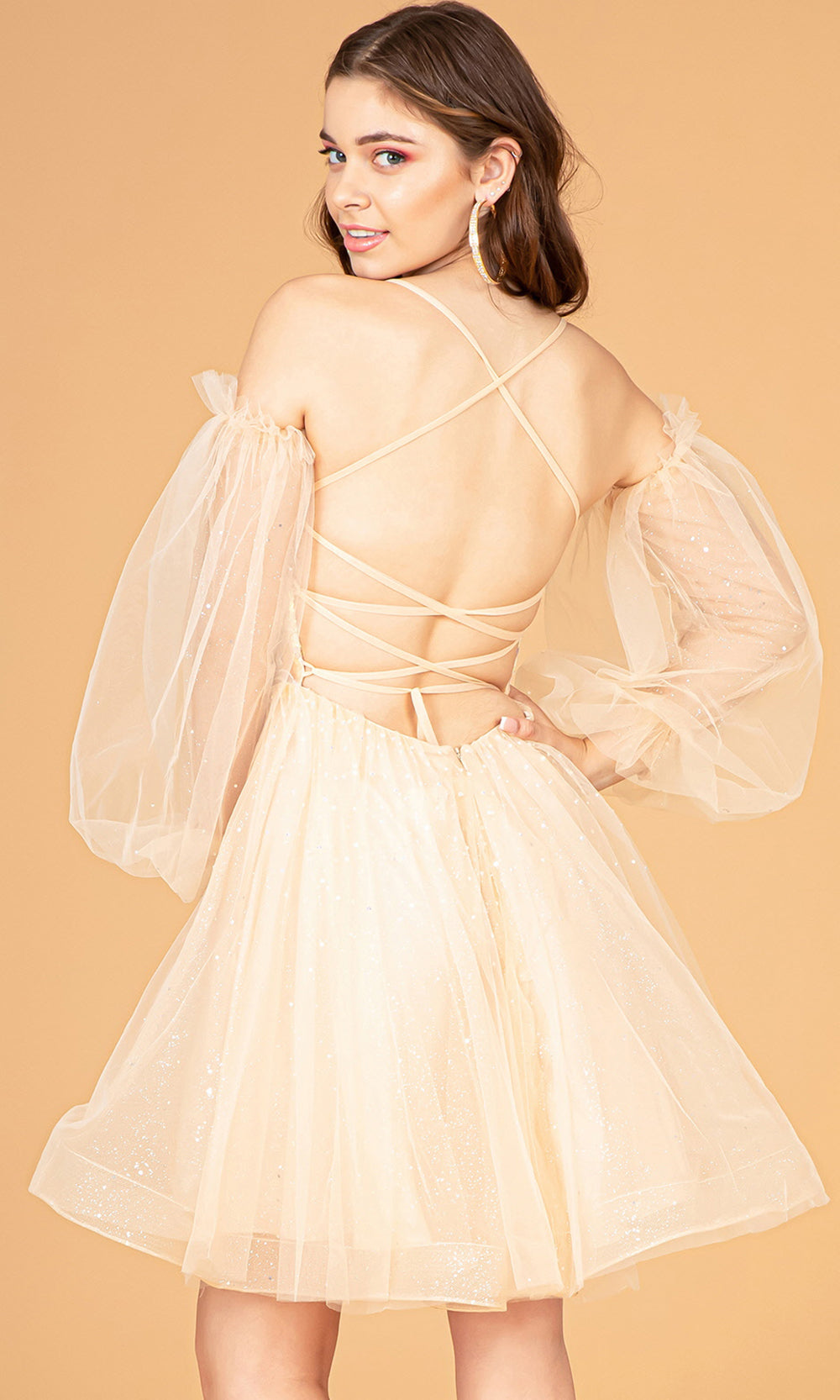 Elizabeth K GS3095 Champagnegrade 8 grad dresses, graduation dresses