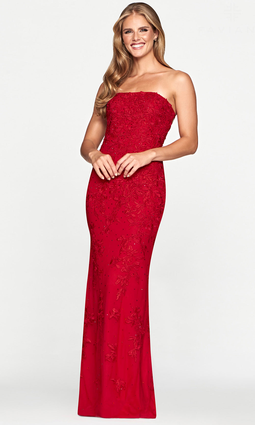 Faviana S10507 In Red