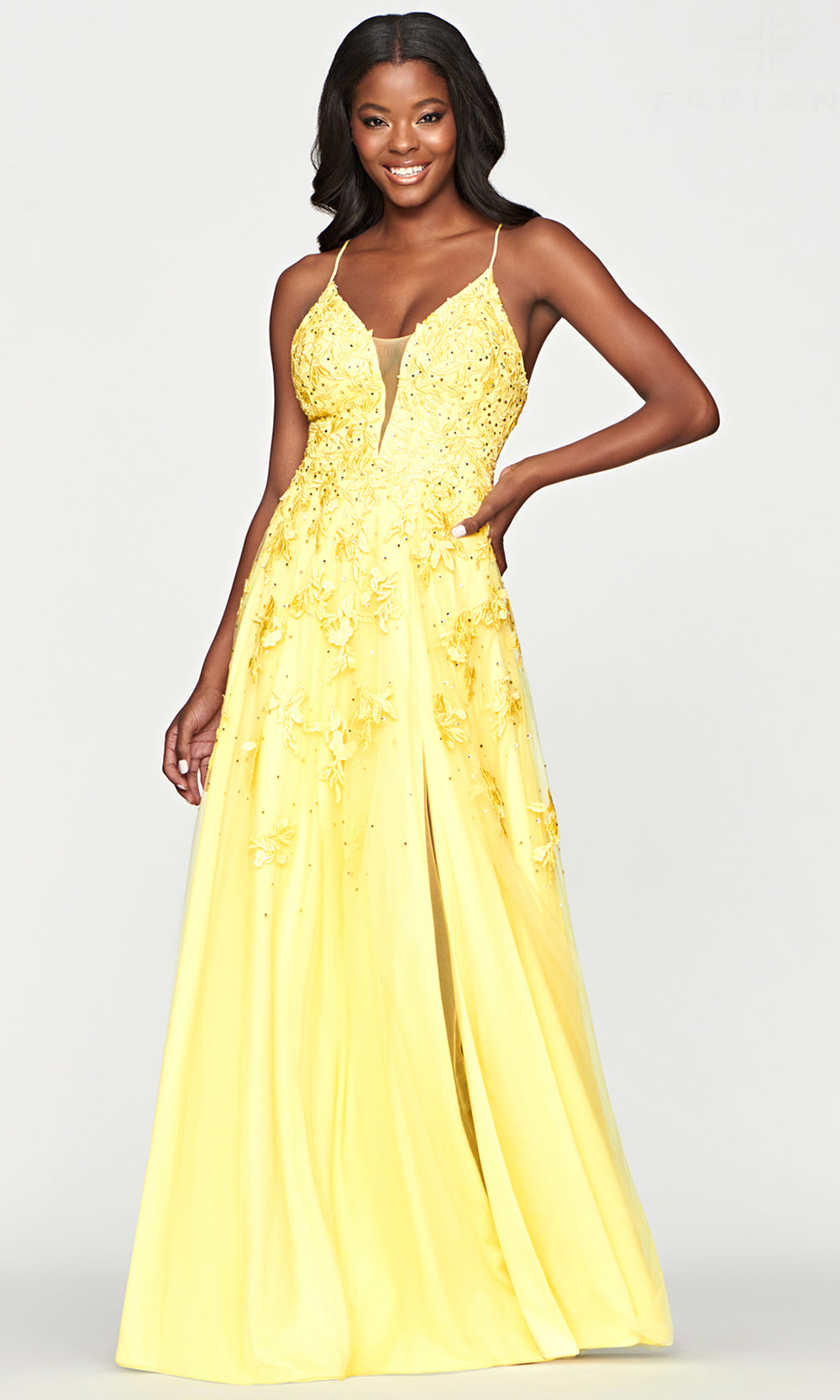 Faviana S10640 In Light Yellow