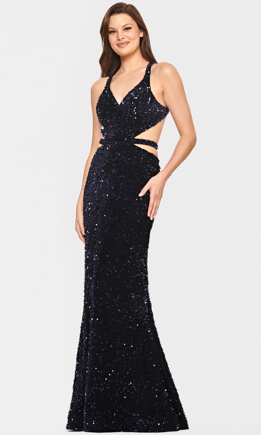 Faviana S10818 in Blue