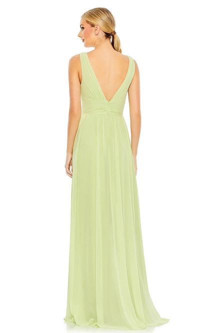 Ieena Duggal - 55793 High Slit A-Line Gown In Green
