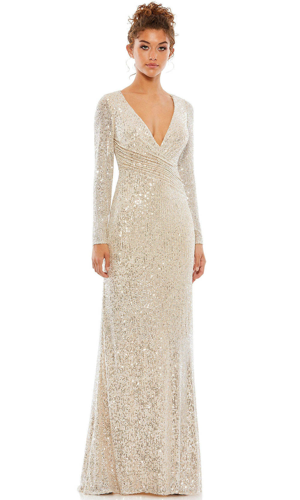 Ieena Duggal 26574 In Nude and Silver