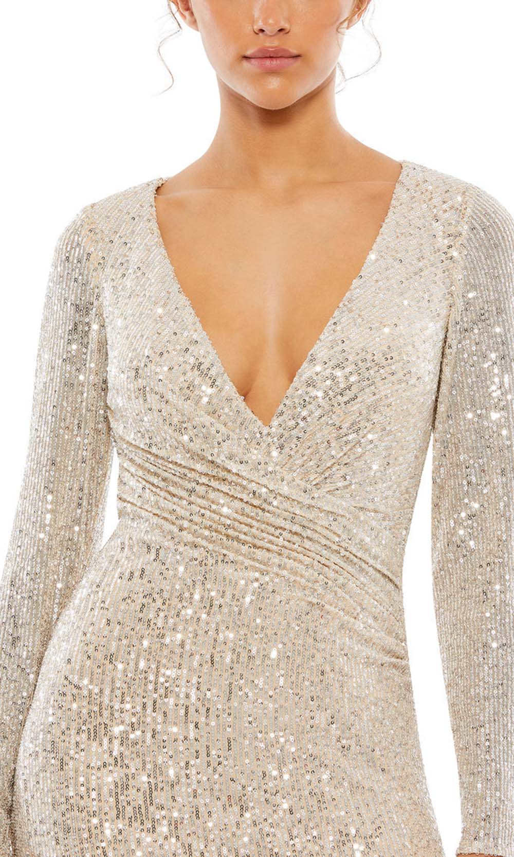 Ieena Duggal 26574 In Nude and Silver