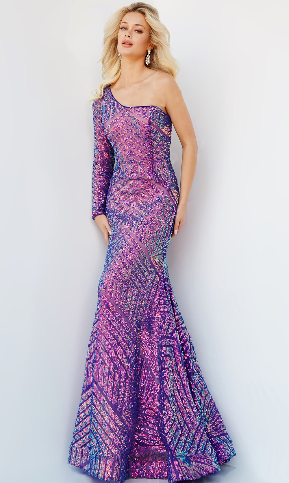 Jovani 24098 Purple