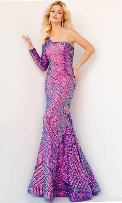 Jovani 24098 Purple