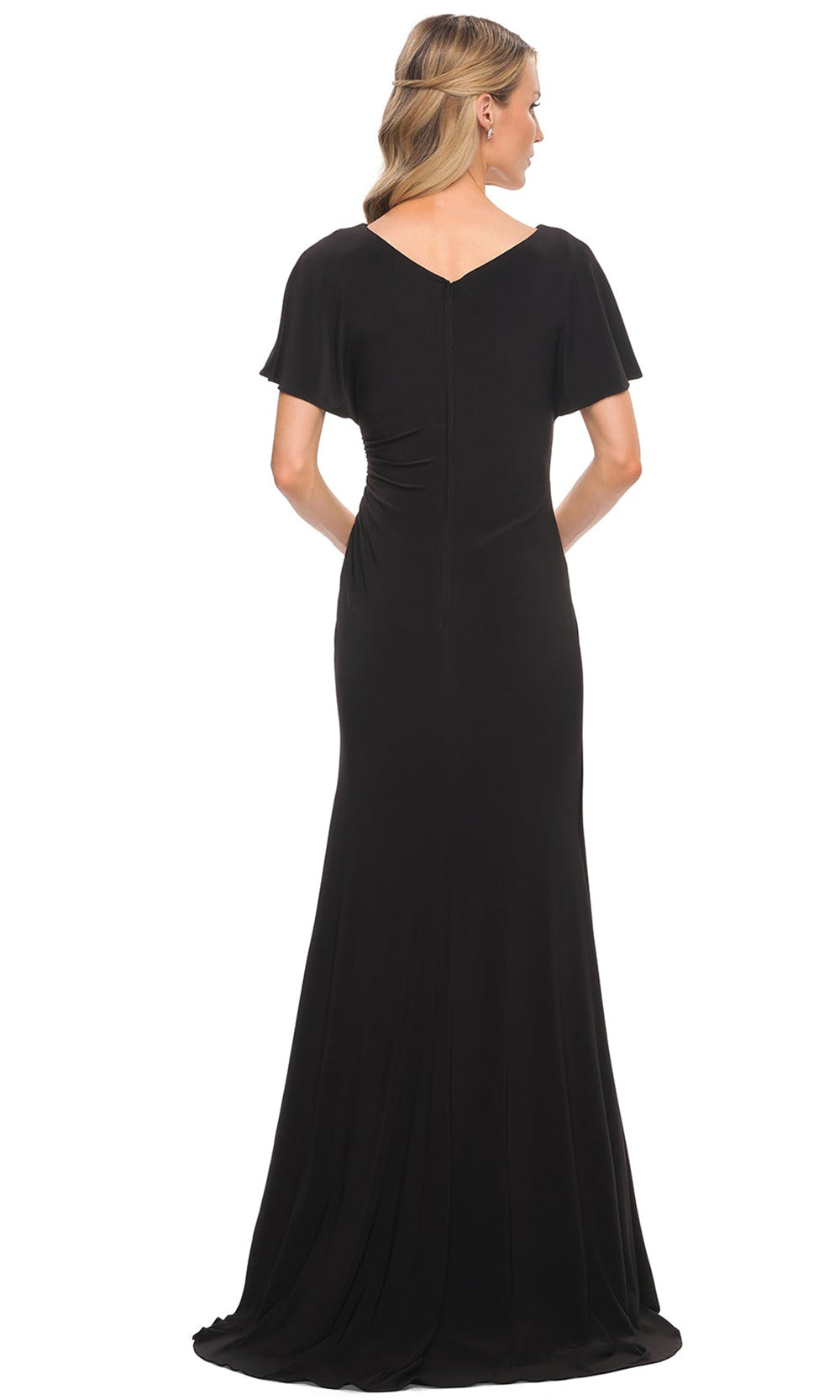 La Femme - 29997 Sheath Fitted Evening Dress In Black