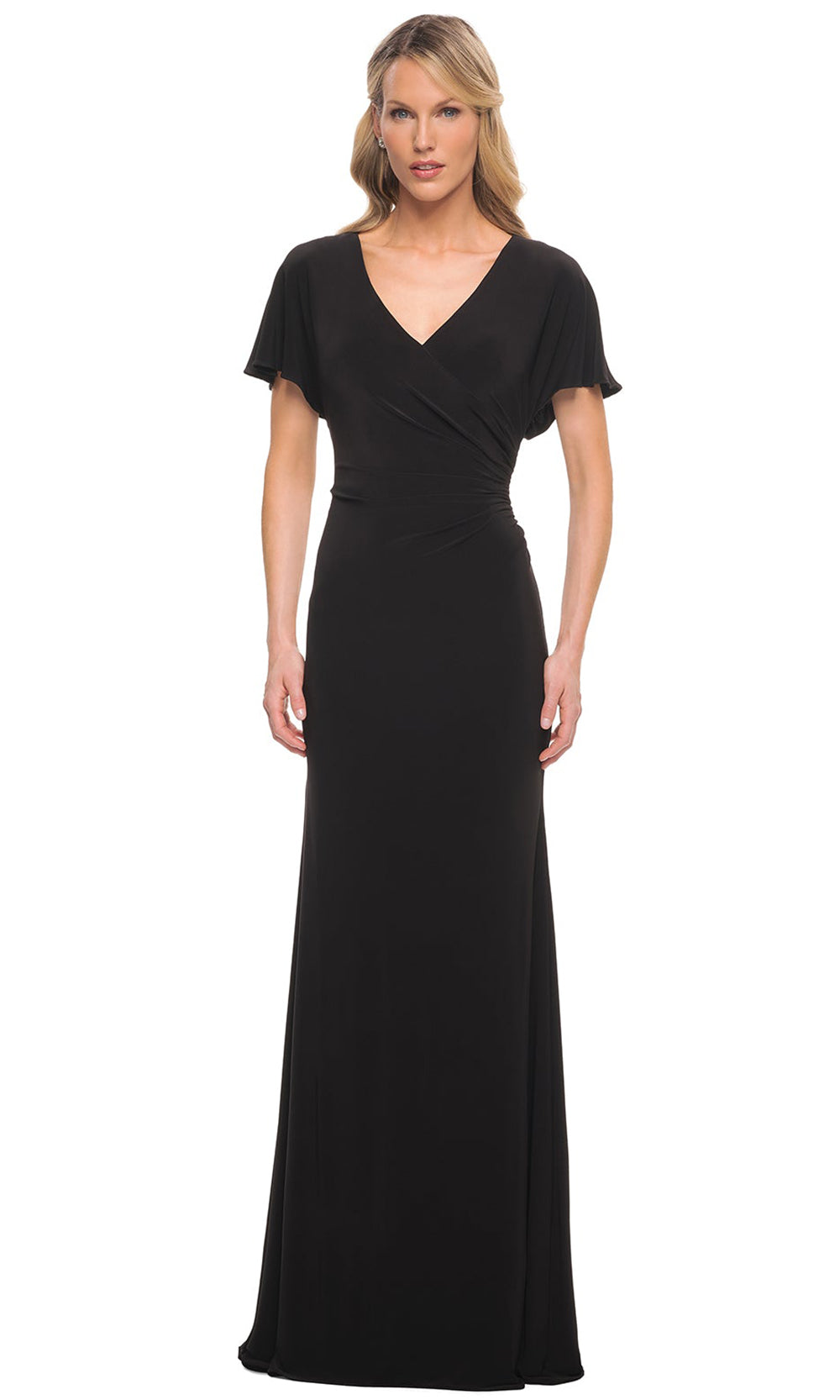 La Femme - 29997 Sheath Fitted Evening Dress In Black