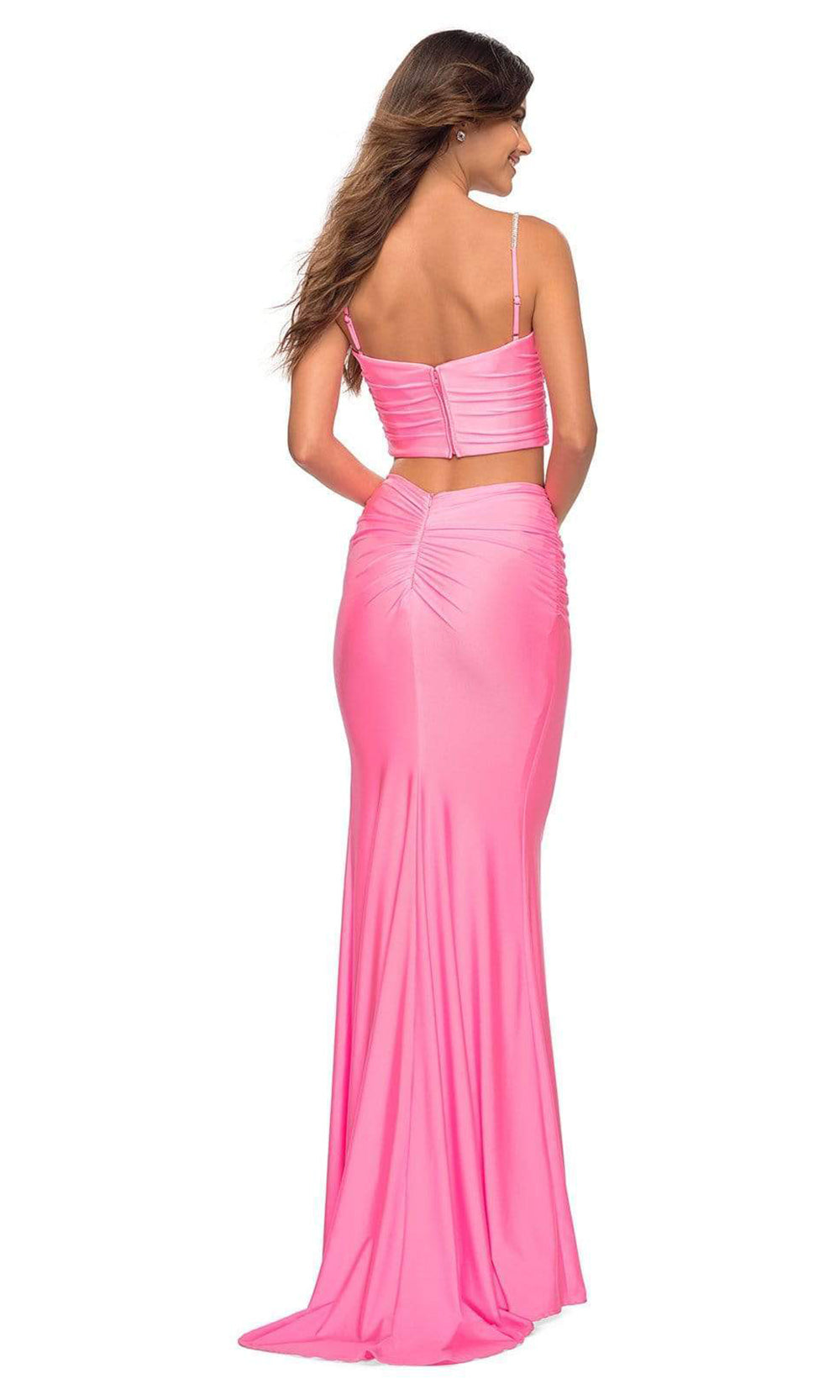 La Femme - 30789 Sweetheart Two Piece Gown In Pink