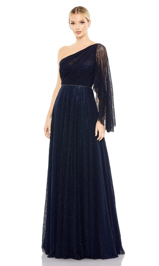 Mac Duggal 48892F Long Sleeve Plus Size Formal Dress