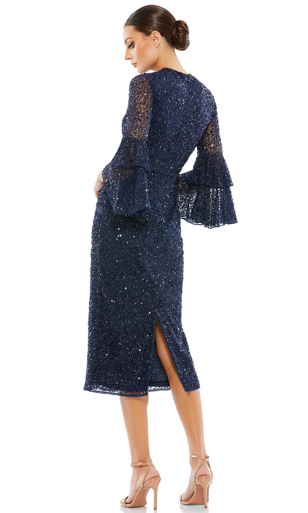 Mac Duggal 10802 In Blue