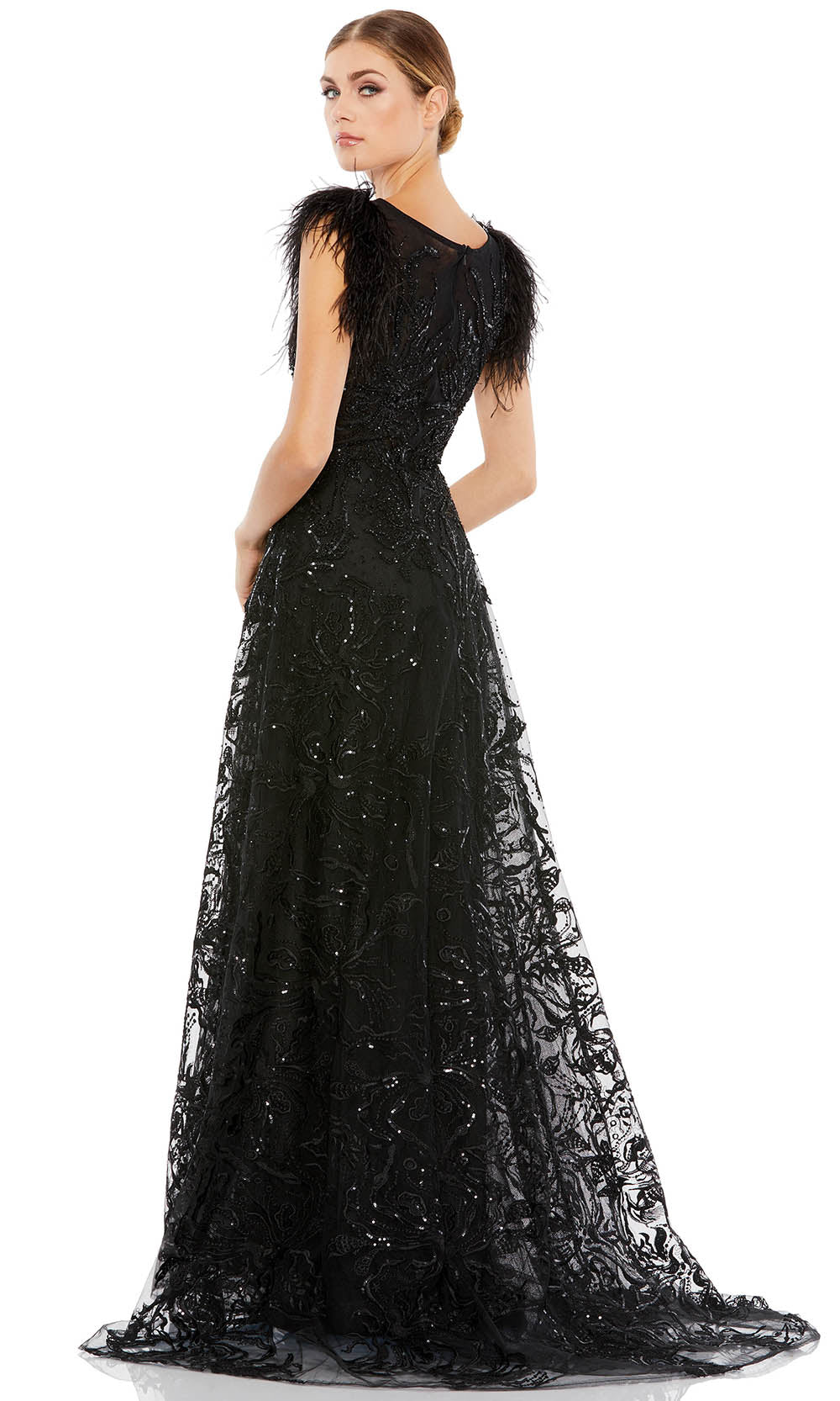 Mac Duggal 20296 In Black