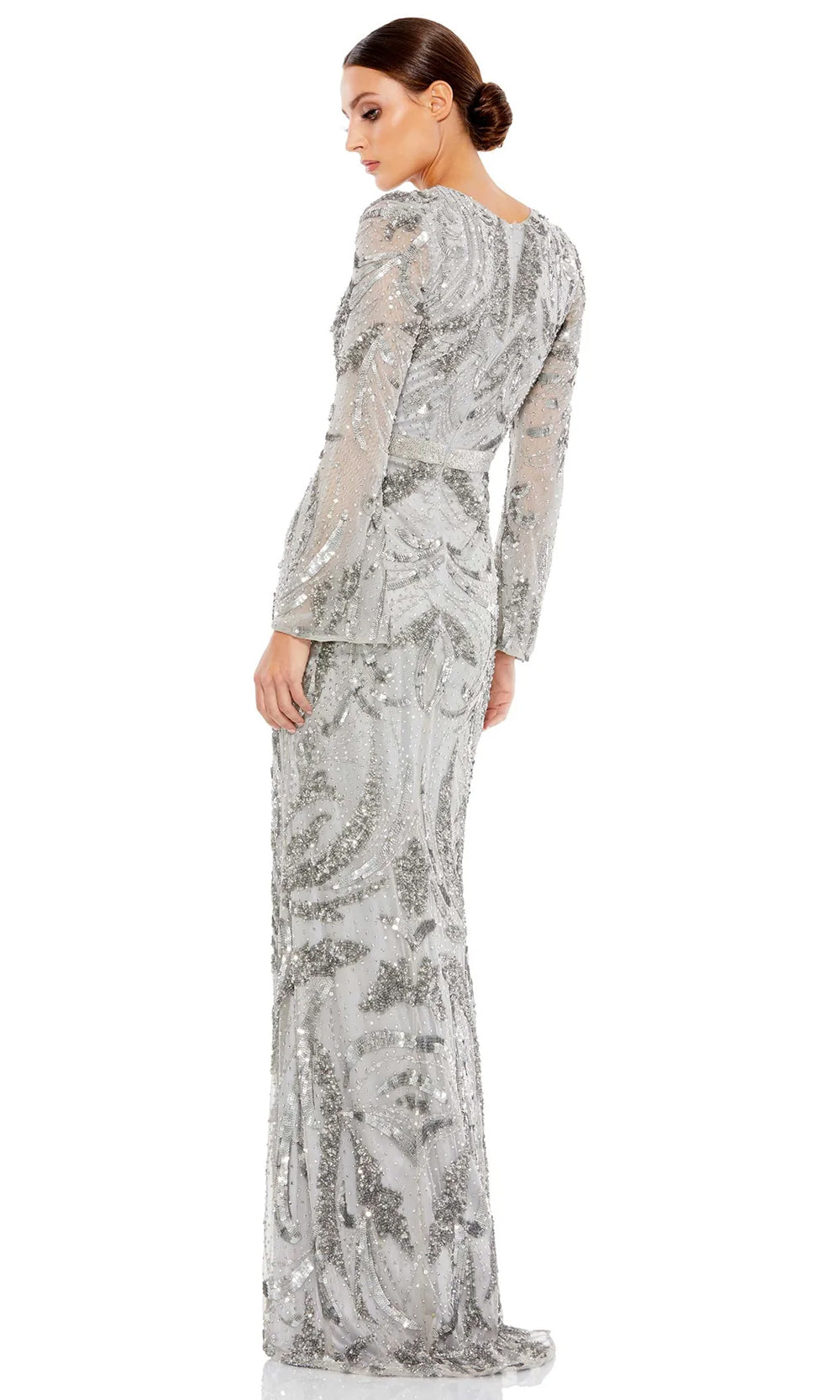 Mac Duggal 5222 Gray