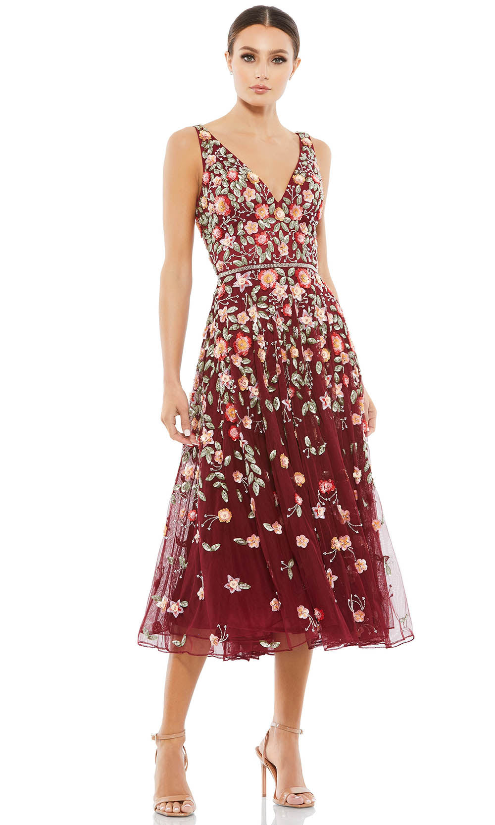 Mac Duggal 5527 In Red Multi