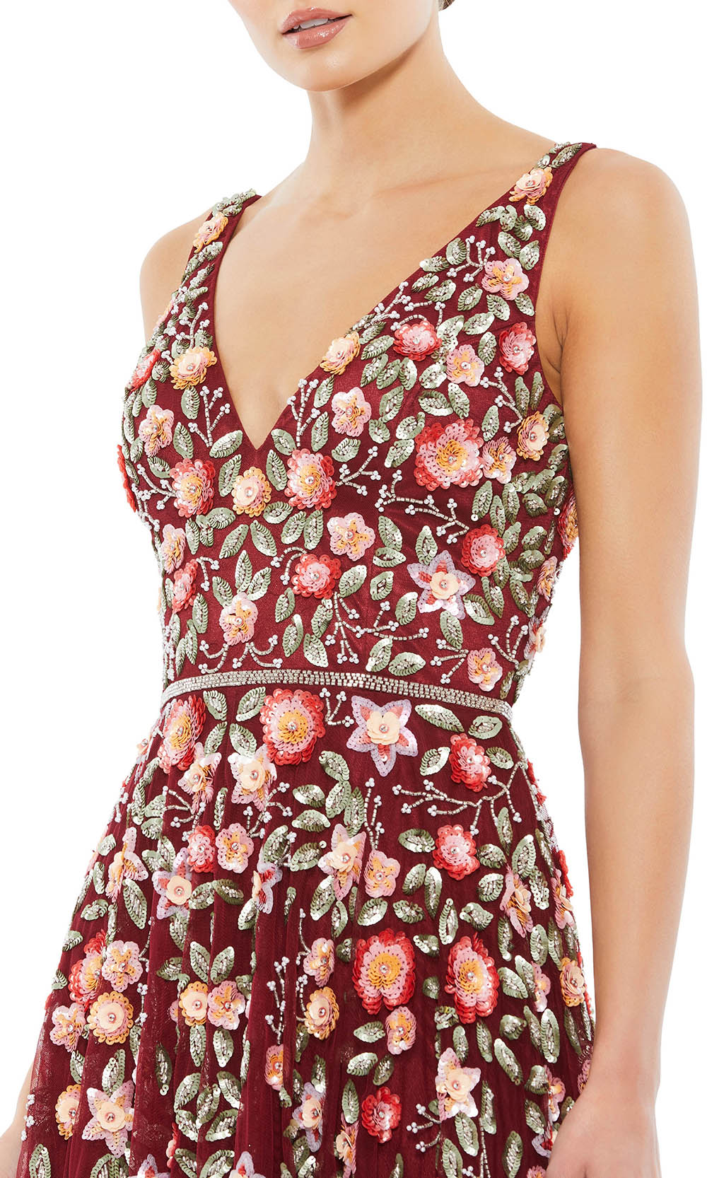 Mac Duggal 5527 In Red Multi