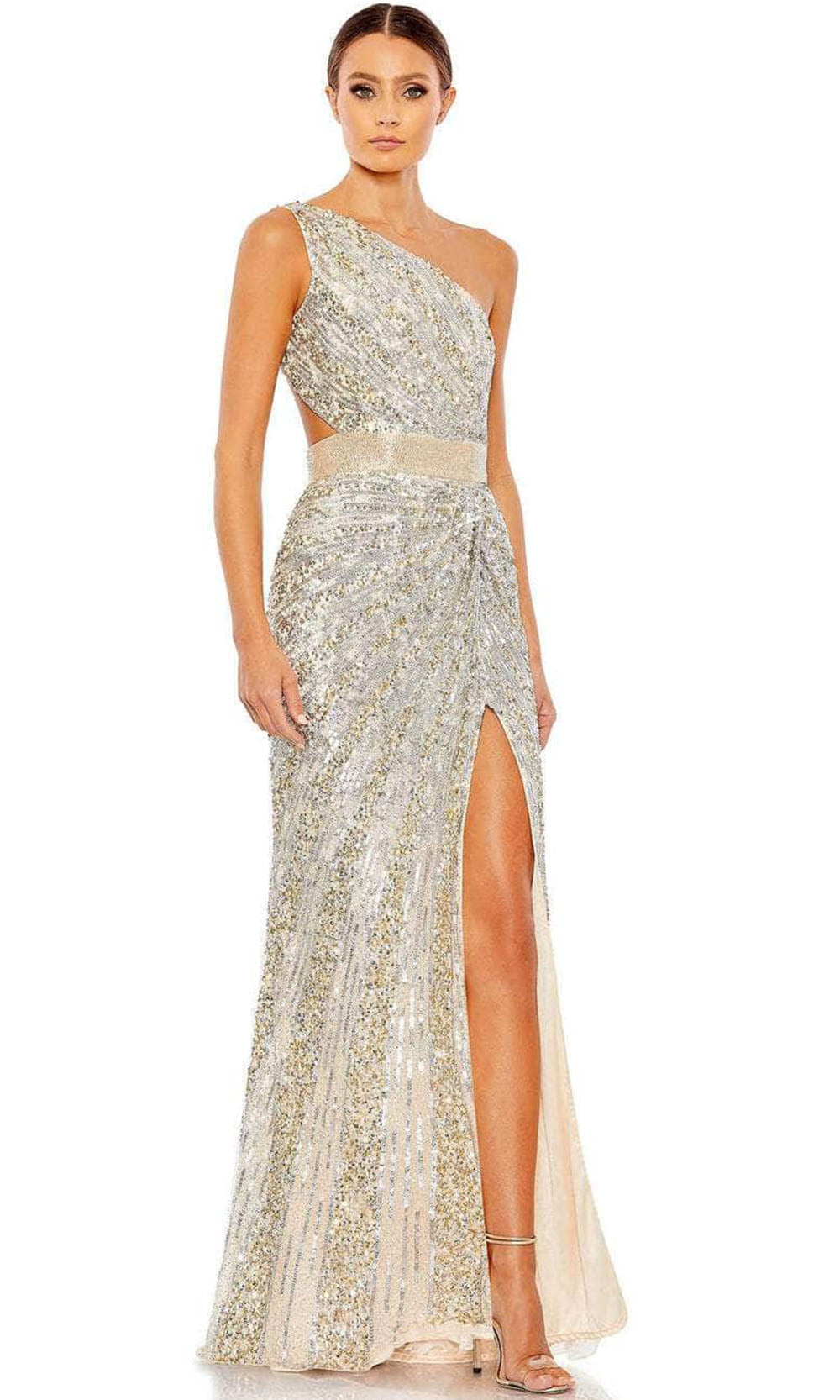 Mac Duggal 5687 In Silver