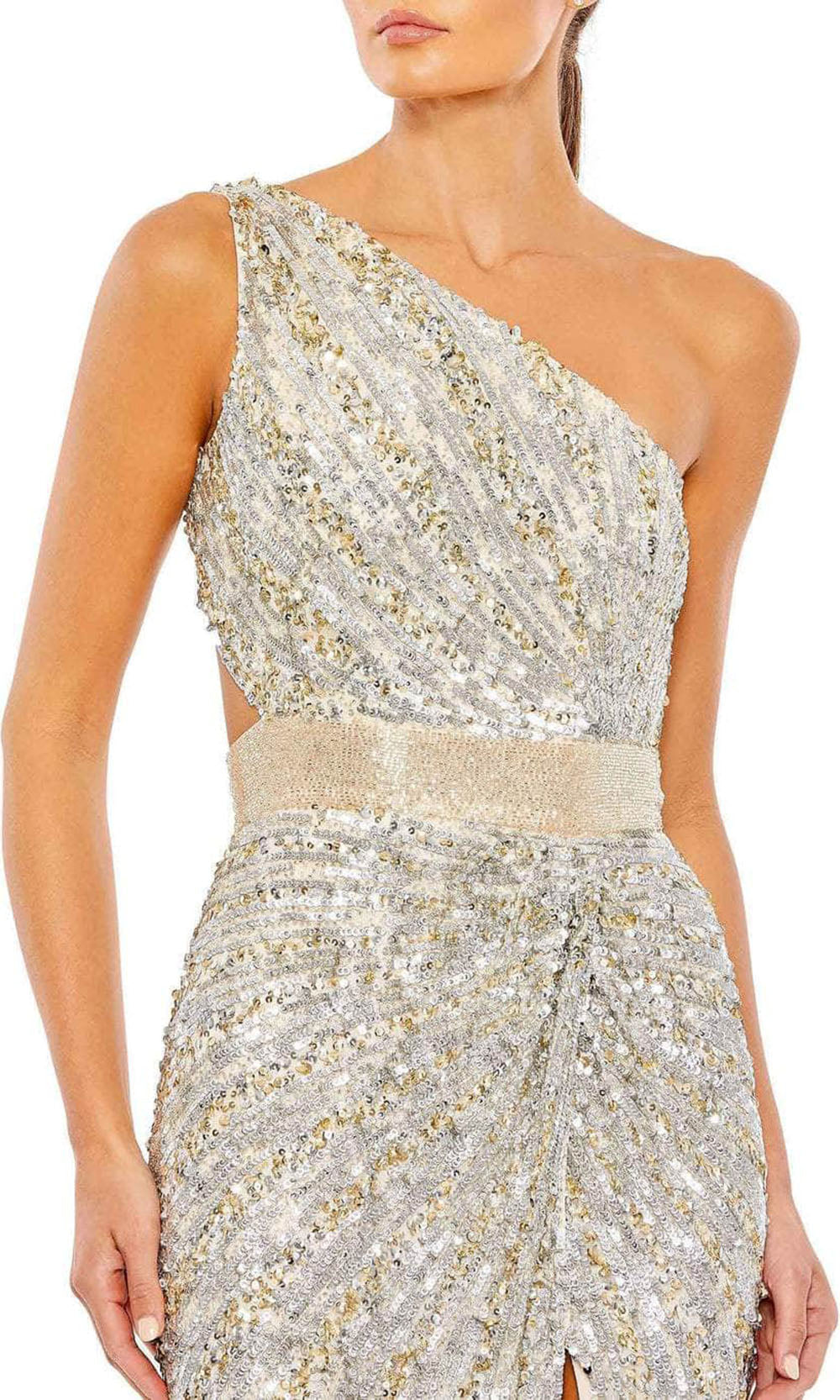 Mac Duggal 5687 In Silver