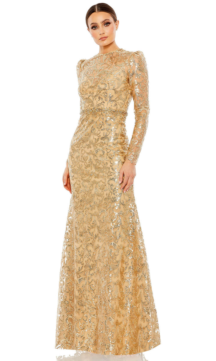 Mac Duggal 68011 Gold