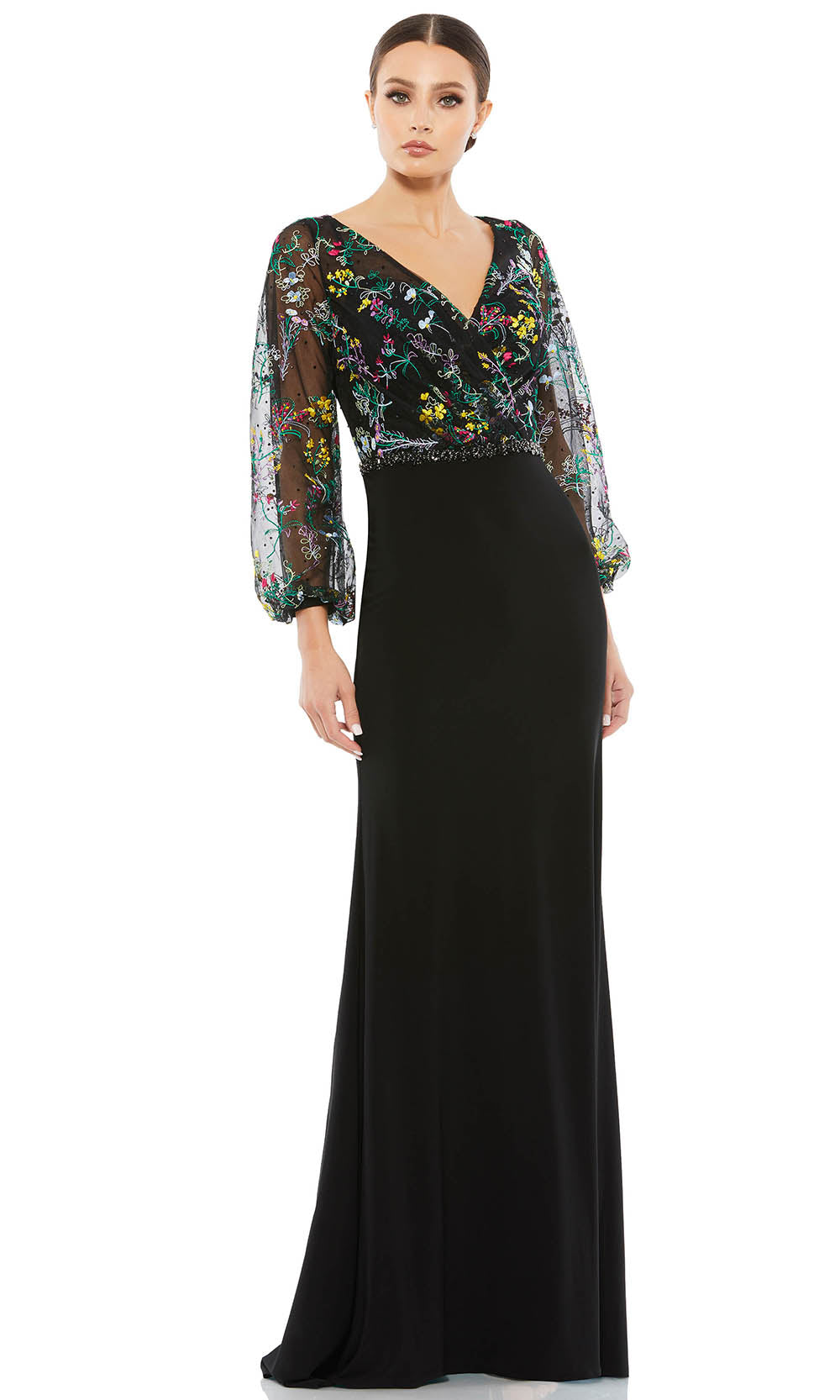 Mac Duggal 79379 In Black Multi