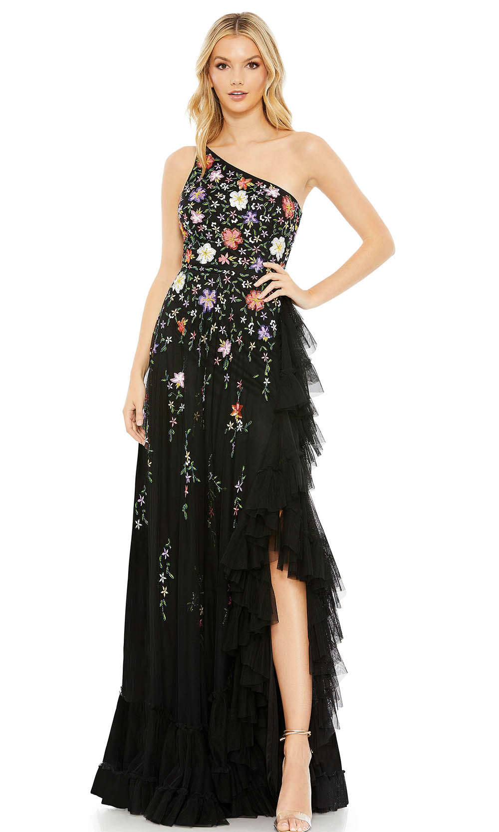 Mac Duggal 9164 In Black Multi