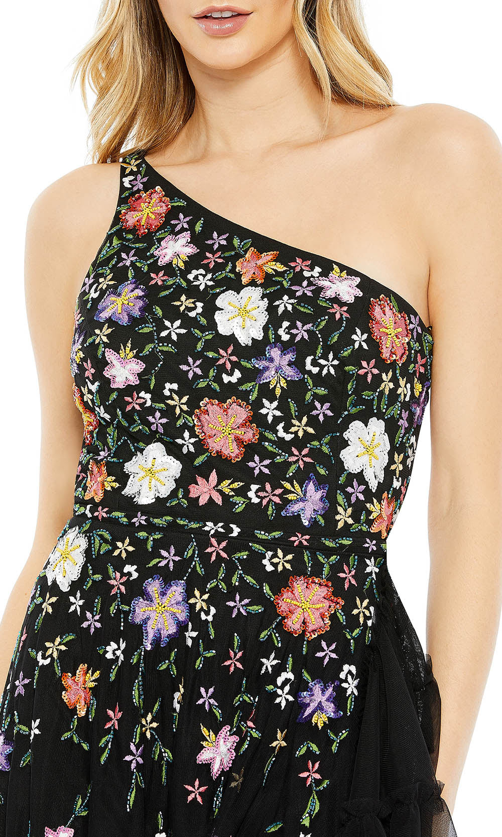 Mac Duggal 9164 In Black Multi