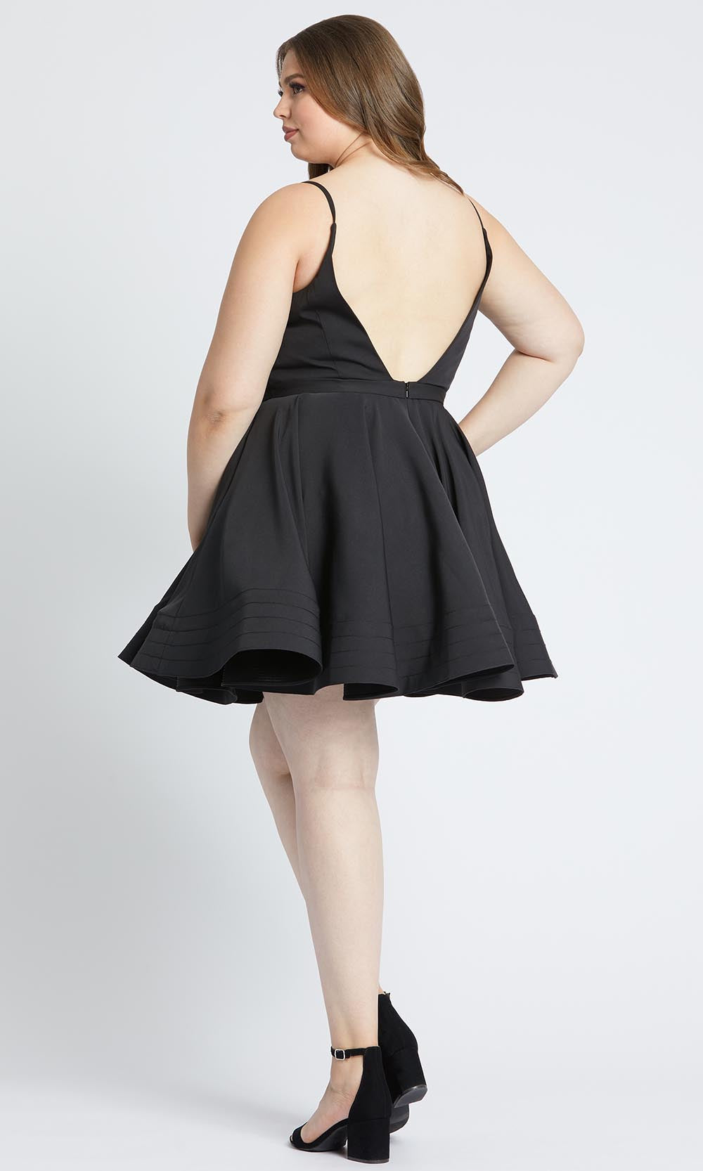 Mac Duggal Fabulouss - 49225F Sleeveless V-Neck Short Dress in Black