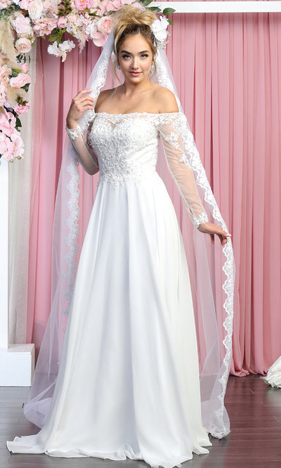 May Queen Bridal RQ7909 Ivory