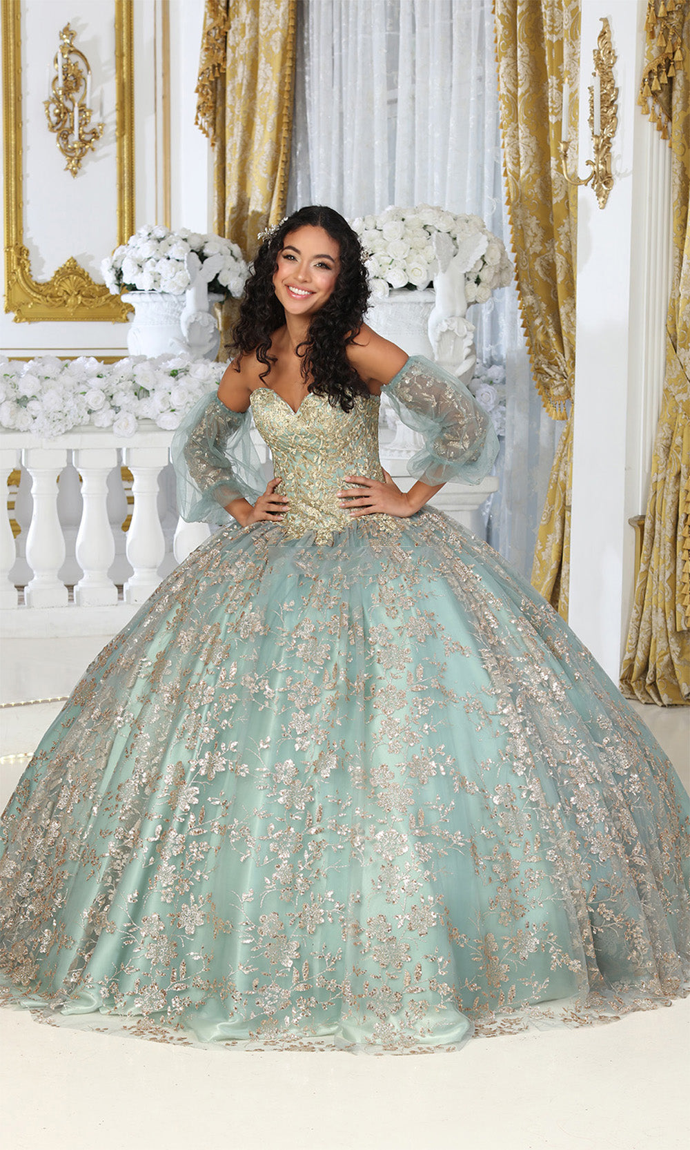 May Queen LK200 Sage/Gold