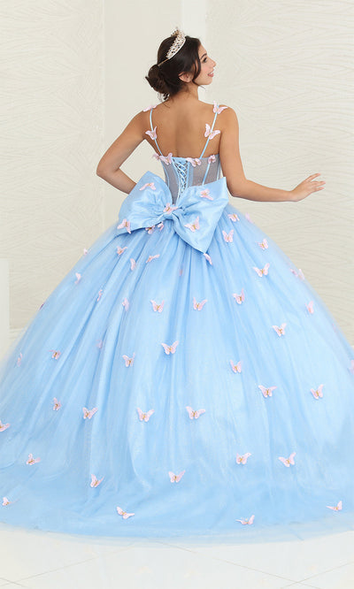 May Queen LK239 Baby Blue/Pink