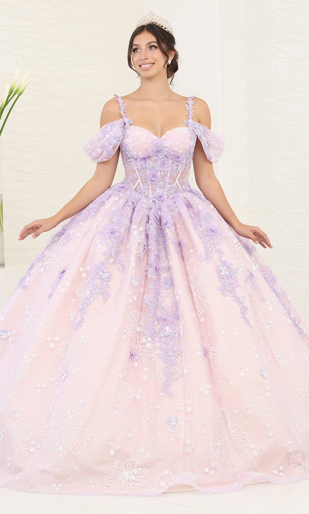 May Queen LK257 Lilac/Blush