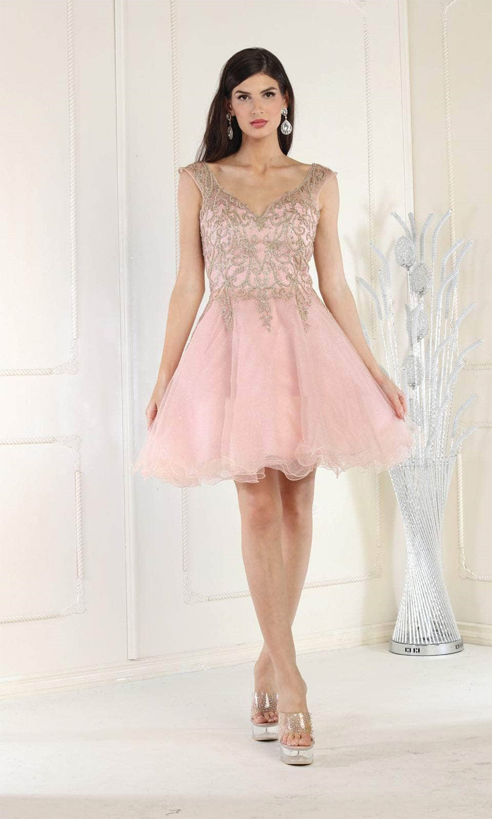 May Queen MQ1984 Blush/Gold