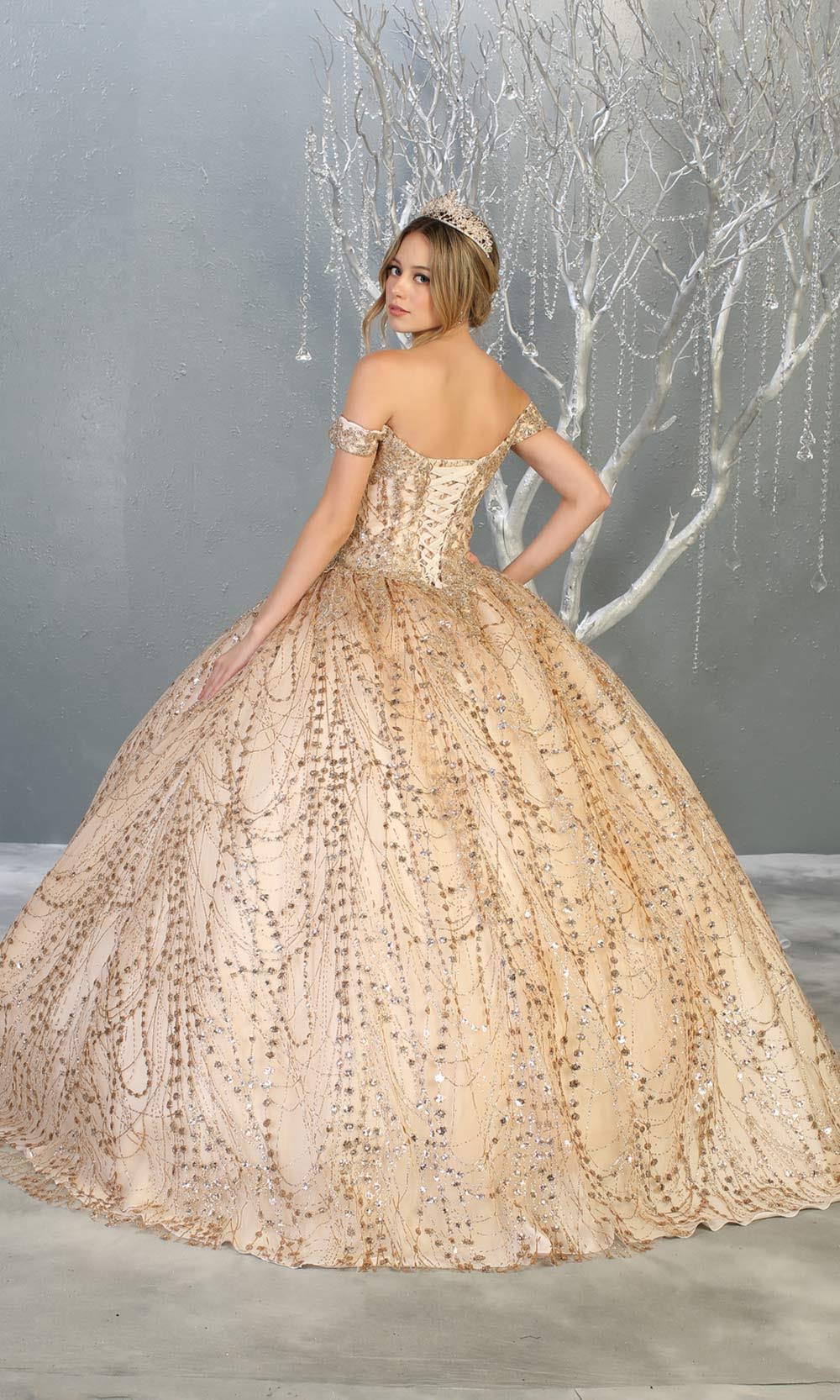 Mayqueen LK153 champagne/Gold