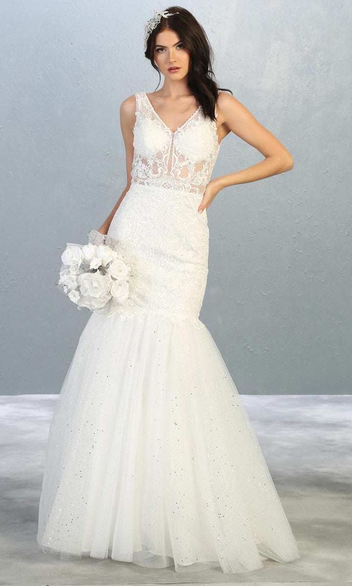 Bra lace fishtail sexy bride wedding dress